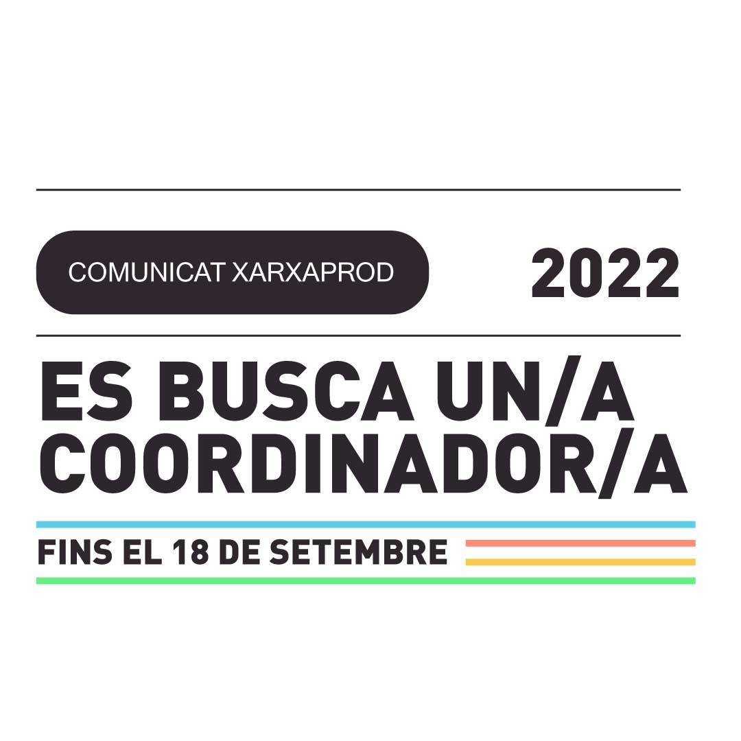 04.09 | ES BUSCA SERVEI DE COORDINACIÓ PER A LA GESTIÓ DE L’ESPAI D’ASSESSORAMENT I SUPORT ALS PROJECTES DE CREACIÓ I PRODUCCIÓ