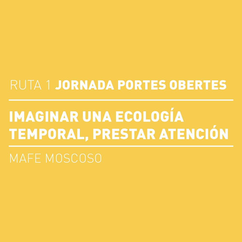 08.11 | RUTA 1 – JORNADES DE PORTES OBERTES