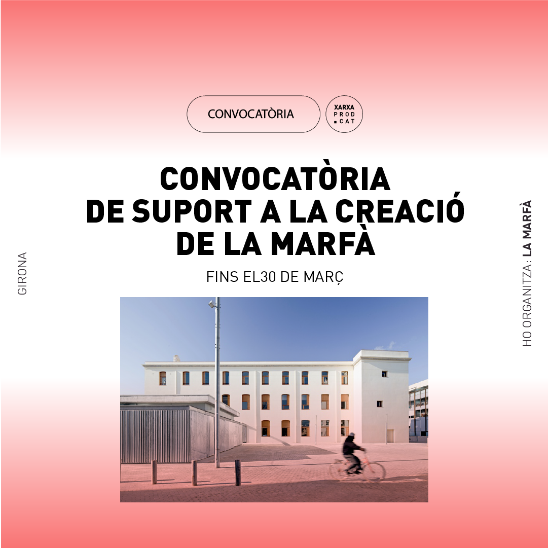 CONVOCATÒRIA DE SUPORT A LA CREACIÓ DE LA MARFÀ