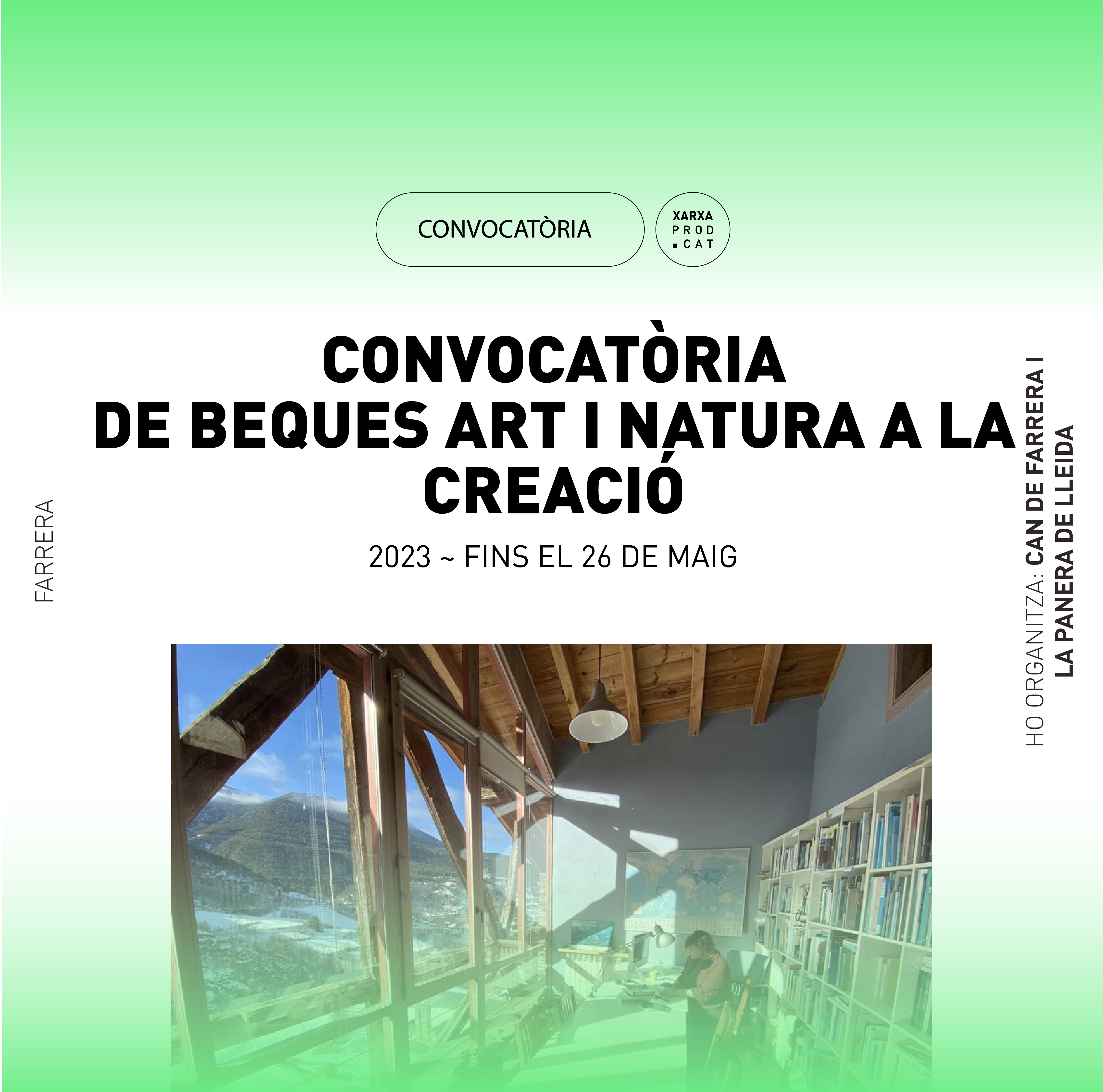 CONVOCATÒRIA DE BEQUES ARTI NATURA A LA CREACIÓ