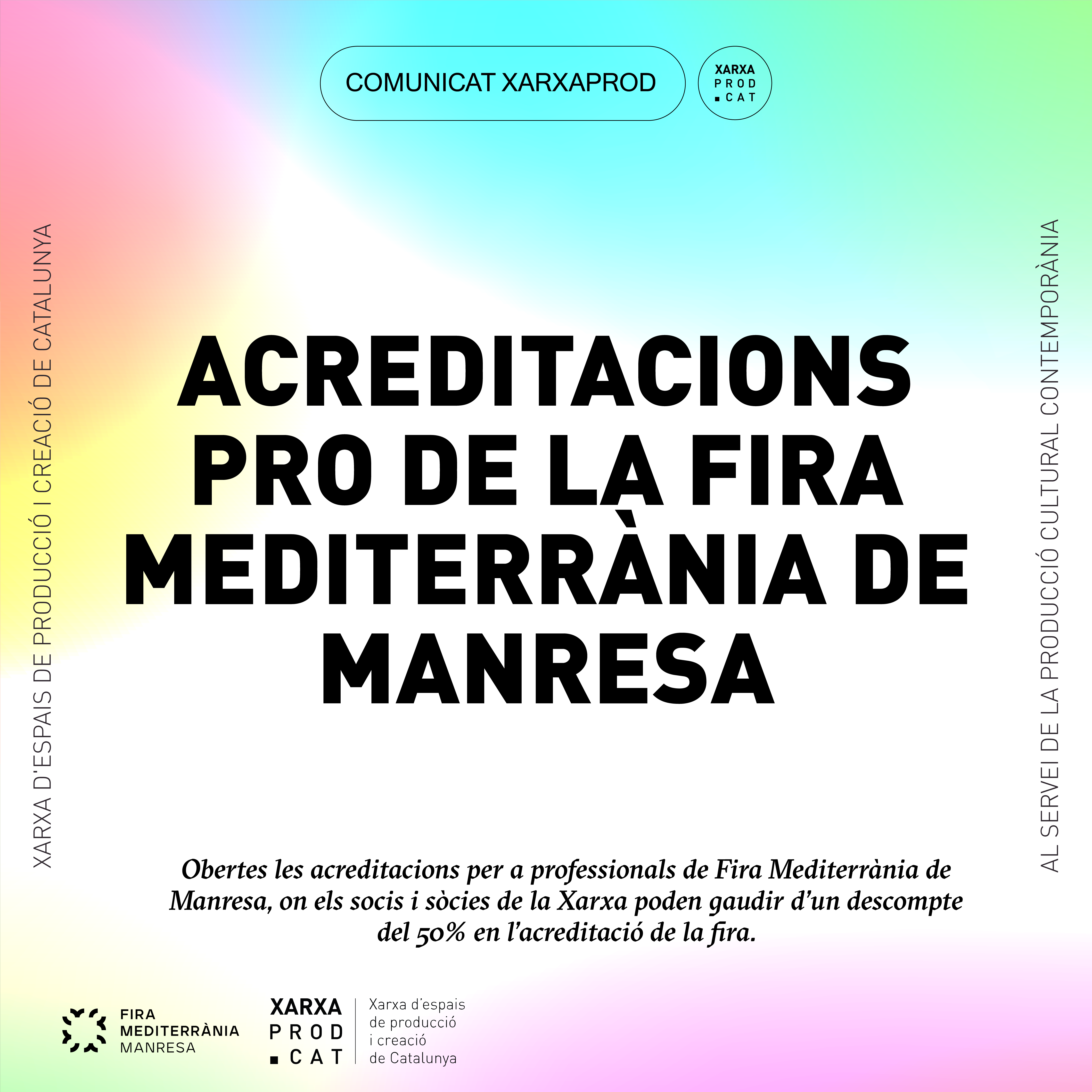 ACREDITACIONS PRO PER LA FIRA MEDITERRÀNIA DE MANRESA