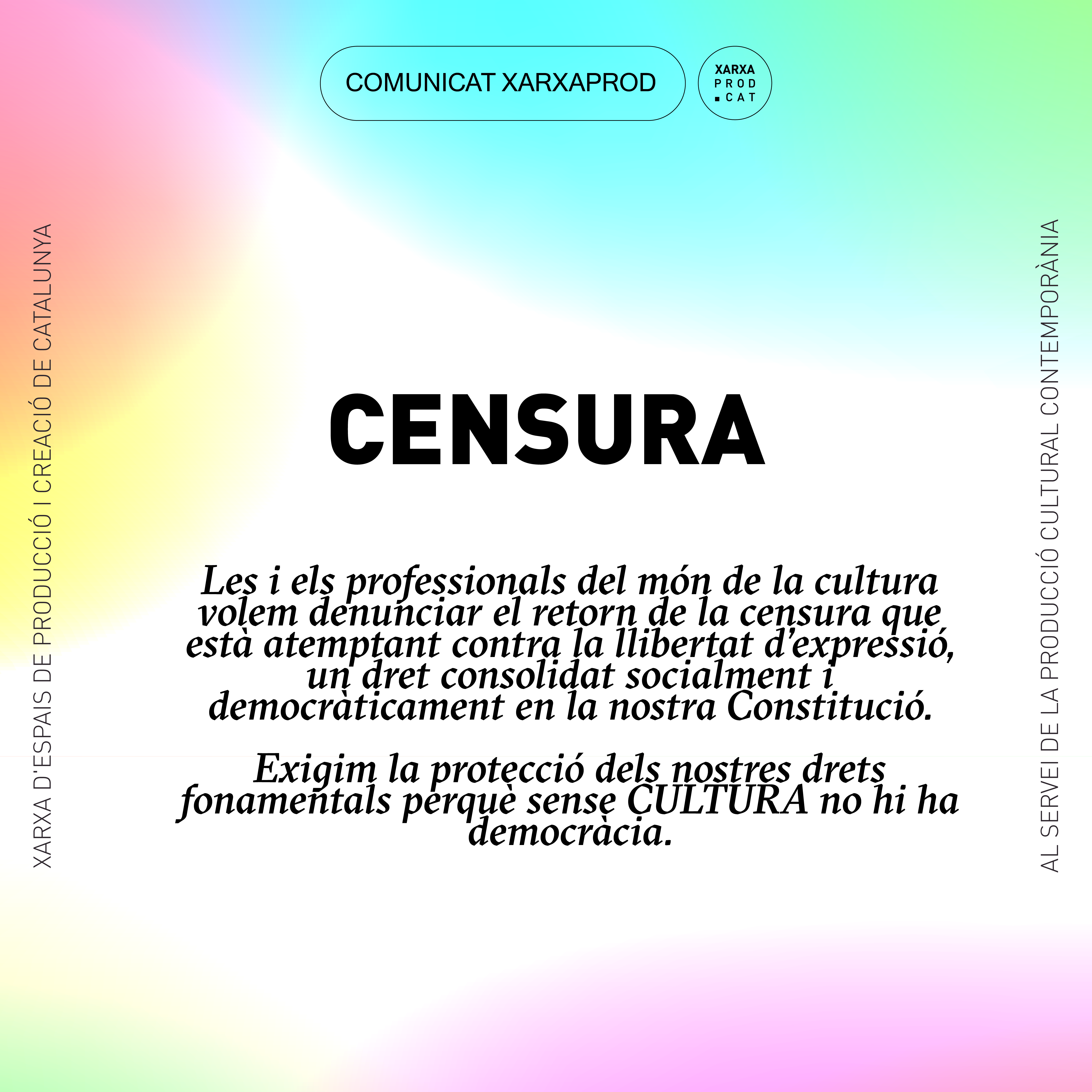 Comunicat: Censura